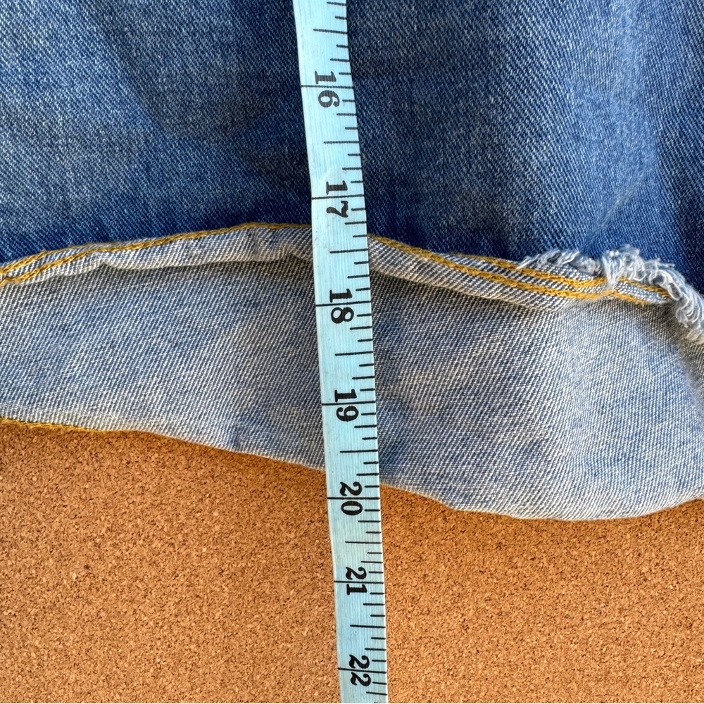 Distressed Blue Denim Jacket - Picture 7 of 7